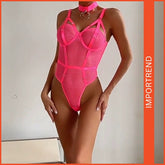 Women's Lace One-Piece Babydoll Lingerie Nightwear